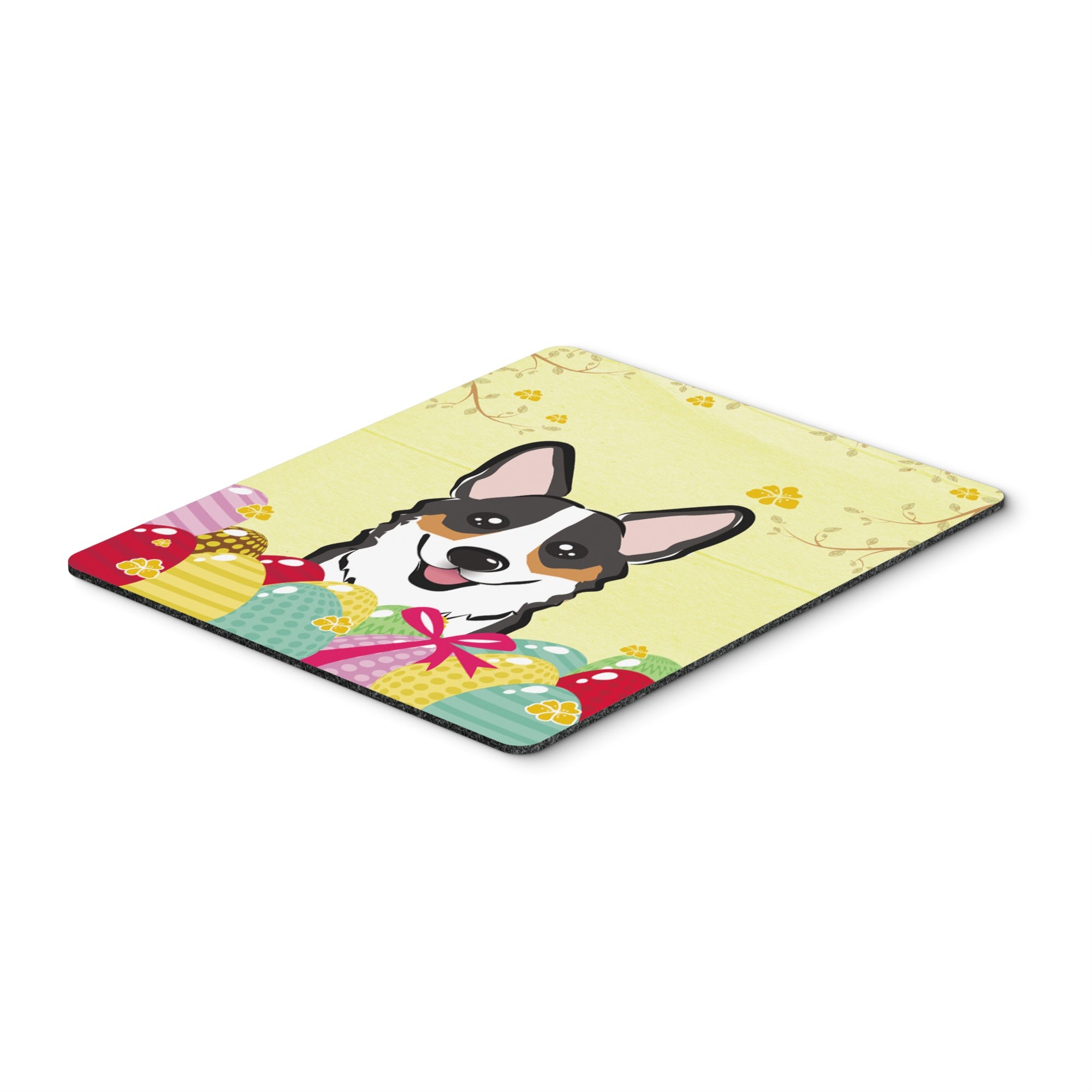 Caroline'S Treasures Tricolor Corgi Easter Egg Hunt Mouse Pad, Hot Pad Or Trivet, Multicolor (Bb1937Mp)