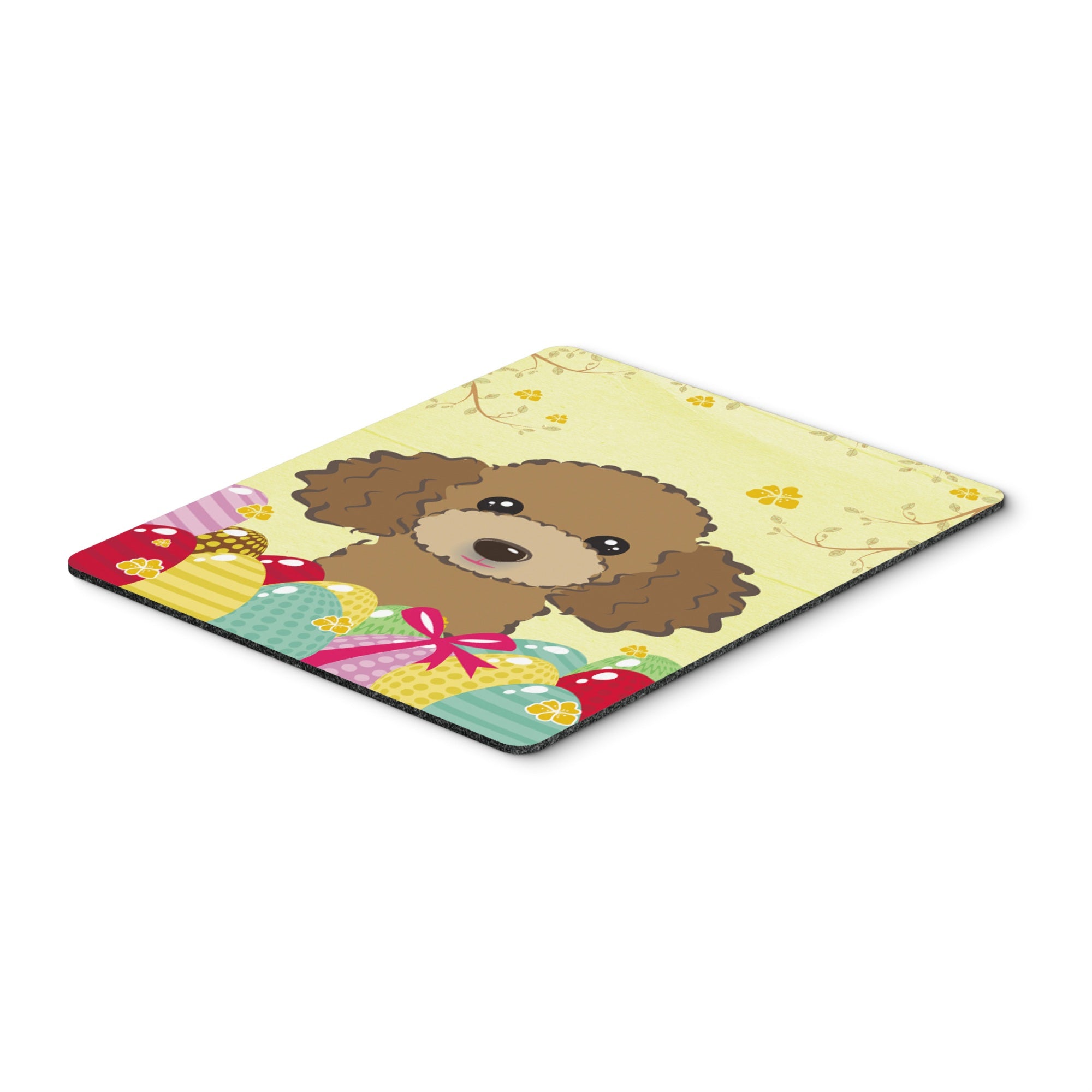Caroline'S Treasures Chocolate Brown Poodle Easter Egg Hunt Mouse/Hot Pad Or Trivet, Multicolor (Bb1938Mp)