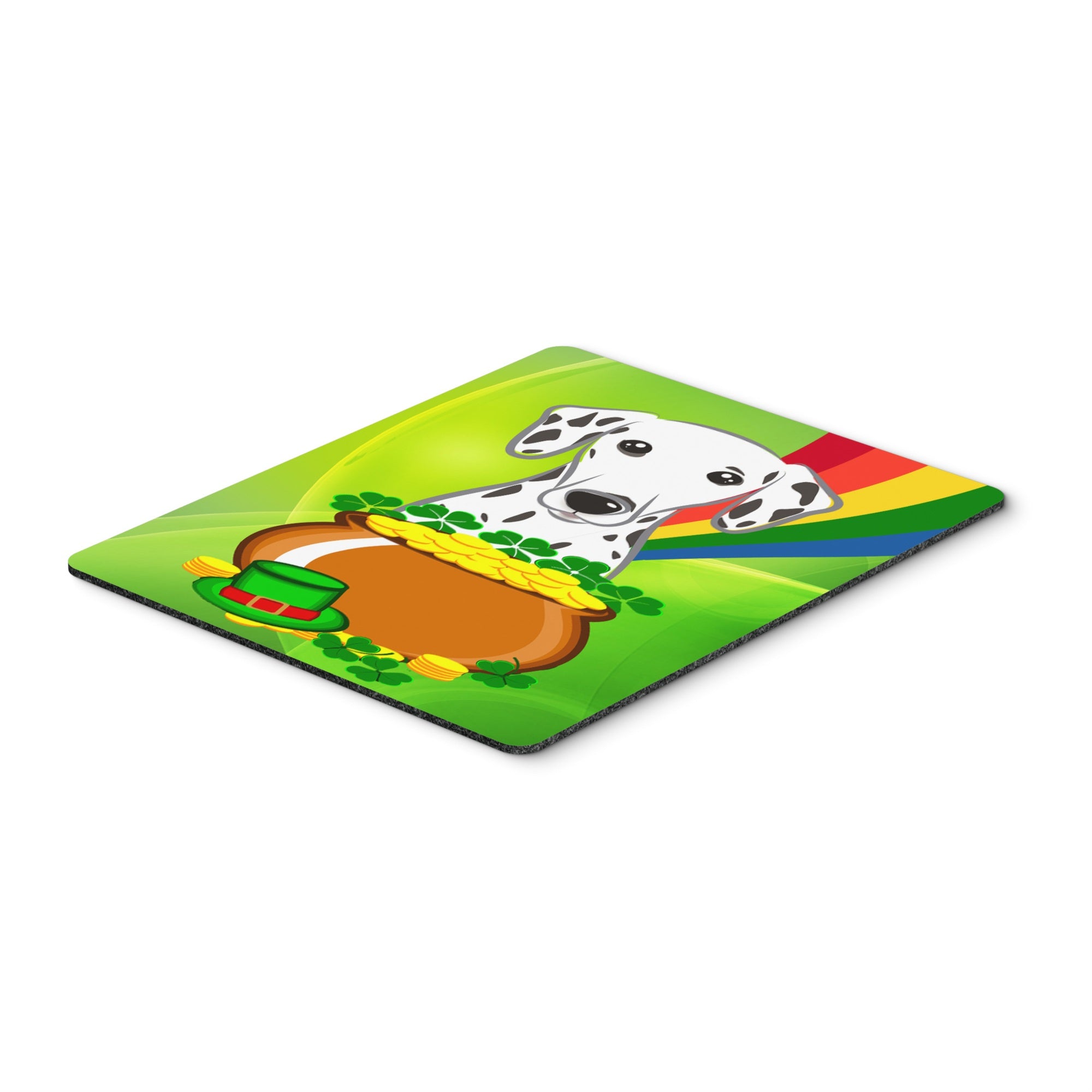 Caroline'S Treasures Dalmatian St. Patrick'S Day Mouse Pad, Hot Pad Or Trivet, Multicolor (Bb1954Mp)