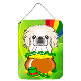 Caroline'S Treasures Pekingese St. Patrick'S Day Wall Or Door Hanging Prints Bb1965Ds1216, 16Hx12W, Multicolor