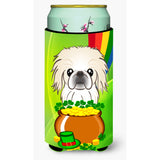 Caroline'S Treasures Bb1965Tbc Pekingese St. Patrick'S Day Tall Boy Hugger Koozie, Multicolor