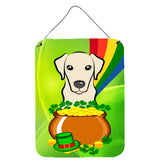 Caroline'S Treasures Yellow Labrador St. Patrick'S Day Wall Or Door Hanging Prints Bb1966Ds1216, 16H X 12W, Multicolor