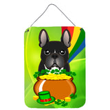 Caroline'S Treasures French Bulldog St. Patrick'S Day Wall Or Door Hanging Prints Bb1971Ds1216, 16Hx12W, Multicolor