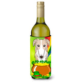 Caroline'S Treasures Bb1972Literk Borzoi St. Patrick'S Day Wine Bottle Hugger Koozie, 750Ml, Multicolor