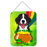 Caroline'S Treasures Bernese Mountain Dog St. Patrick'S Day Wall Or Door Hanging Prints Bb1981Ds1216, 16Hx12W, Multicolor