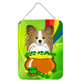 Caroline'S Treasures Papillon St. Patrick'S Day Wall Or Door Hanging Prints Bb1992Ds1216, 16Hx12W, Multicolor