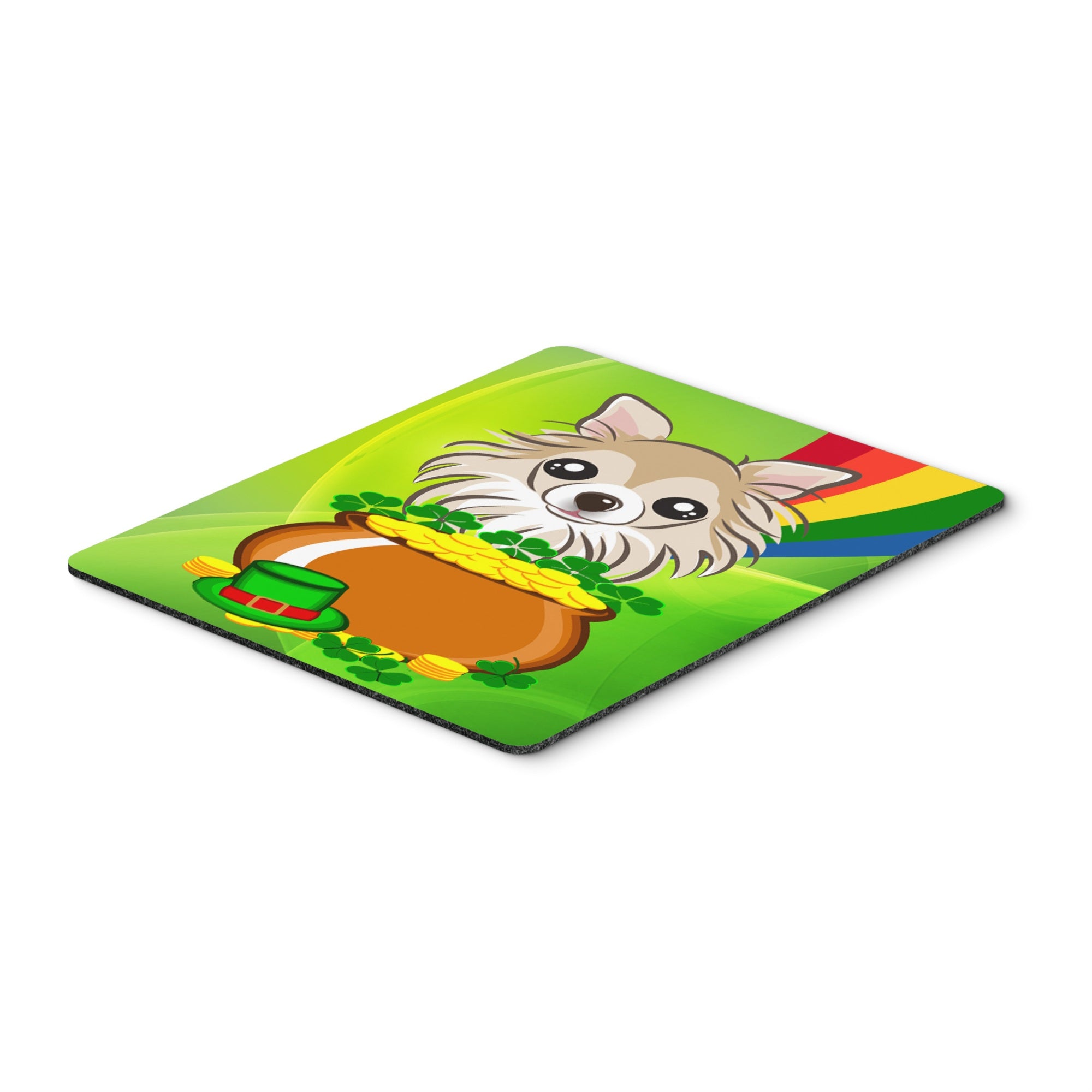 Caroline'S Treasures Chihuahua St. Patrick'S Day Mouse Pad, Hot Pad Or Trivet, Multicolor (Bb1995Mp)
