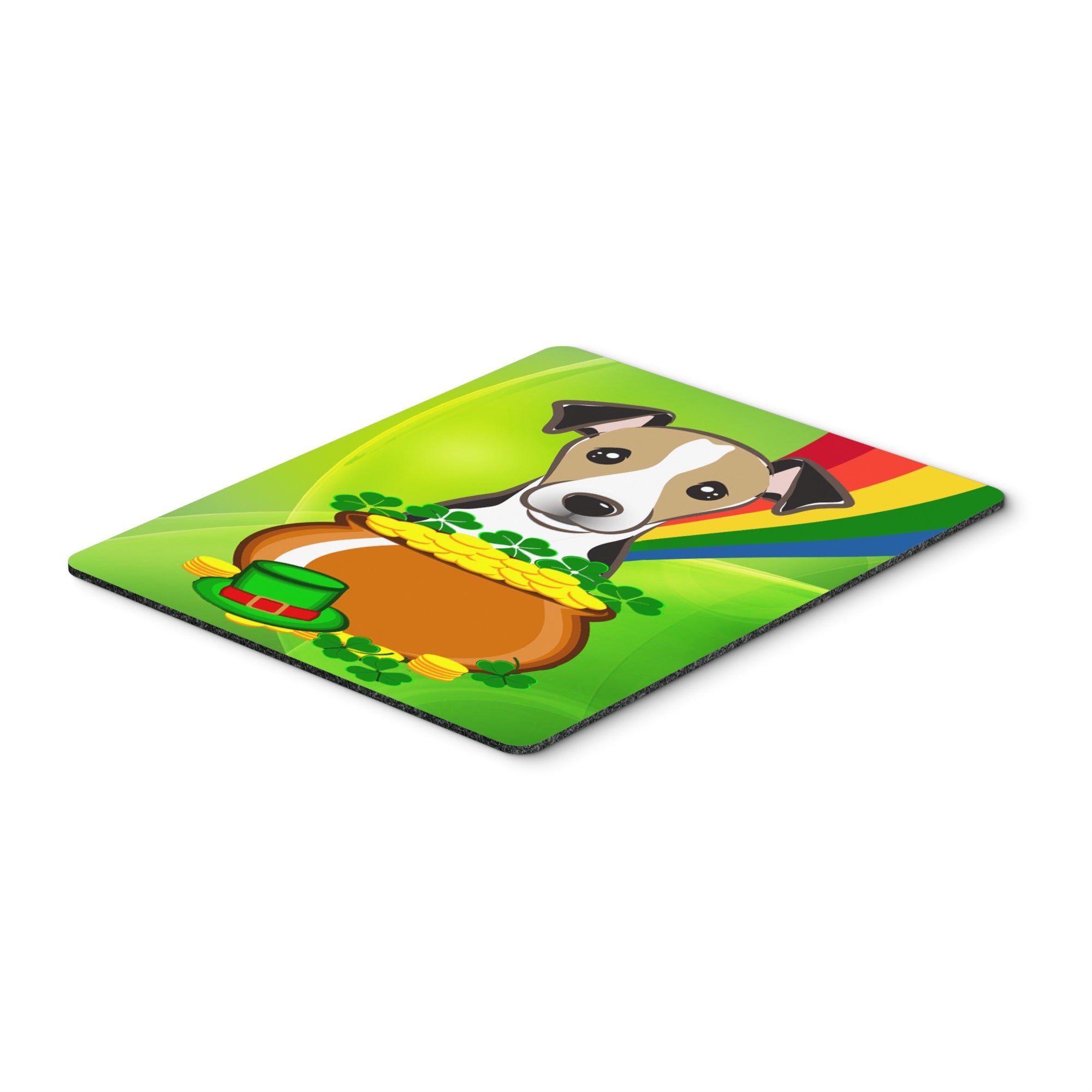 Caroline'S Treasures Jack Russell Terrier St. Patrick'S Day Mouse/Hot Pad Or Trivet, Multicolor (Bb2005Mp)