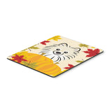 Caroline'S Treasures Pomeranian Thanksgiving Mouse Pad, Hot Pad Or Trivet, Multicolor (Bb2013Mp)