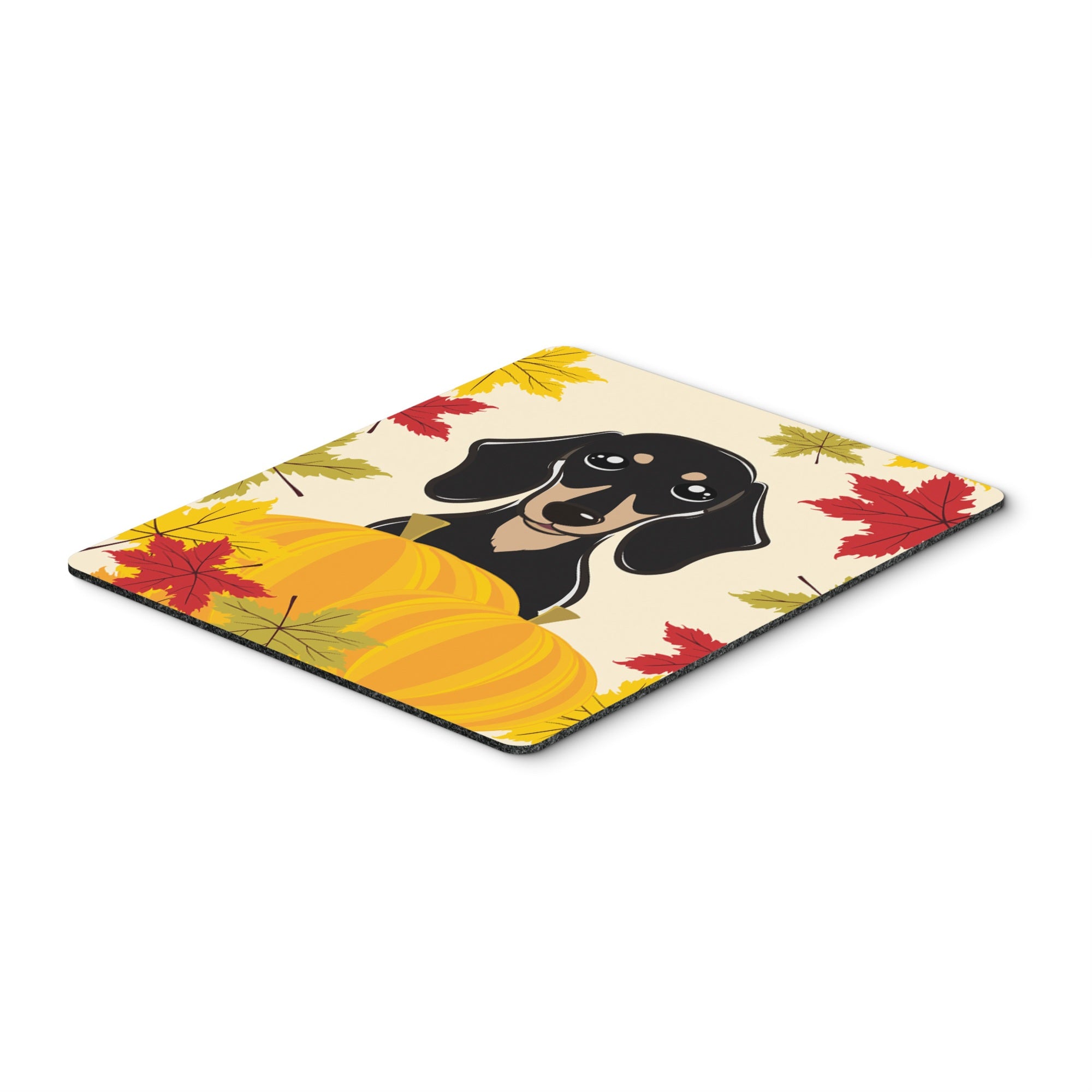 Caroline'S Treasures Smooth Black & Tan Dachshund Thanksgiving Mouse/Hot Pad Or Trivet, Multicolor (Bb2021Mp)