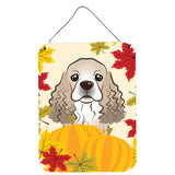 Caroline'S Treasures Cocker Spaniel Thanksgiving Wall Or Door Hanging Prints Bb2022Ds1216, 16Hx12W, Multicolor