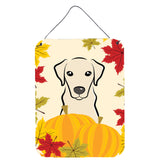 Caroline'S Treasures Yellow Labrador Thanksgiving Wall Or Door Hanging Prints Bb2028Ds1216, 16H X 12W, Multicolor