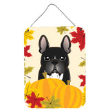 Caroline'S Treasures French Bulldog Thanksgiving Wall Or Door Hanging Prints Bb2033Ds1216, 16Hx12W, Multicolor