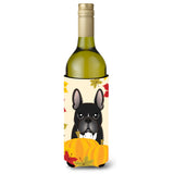 Caroline'S Treasures Bb2033Literk French Bulldog Thanksgiving Wine Bottle Hugger Koozie, 750Ml, Multicolor