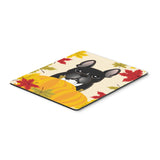 Caroline'S Treasures French Bulldog Thanksgiving Mouse Pad, Hot Pad Or Trivet, Multicolor (Bb2033Mp)