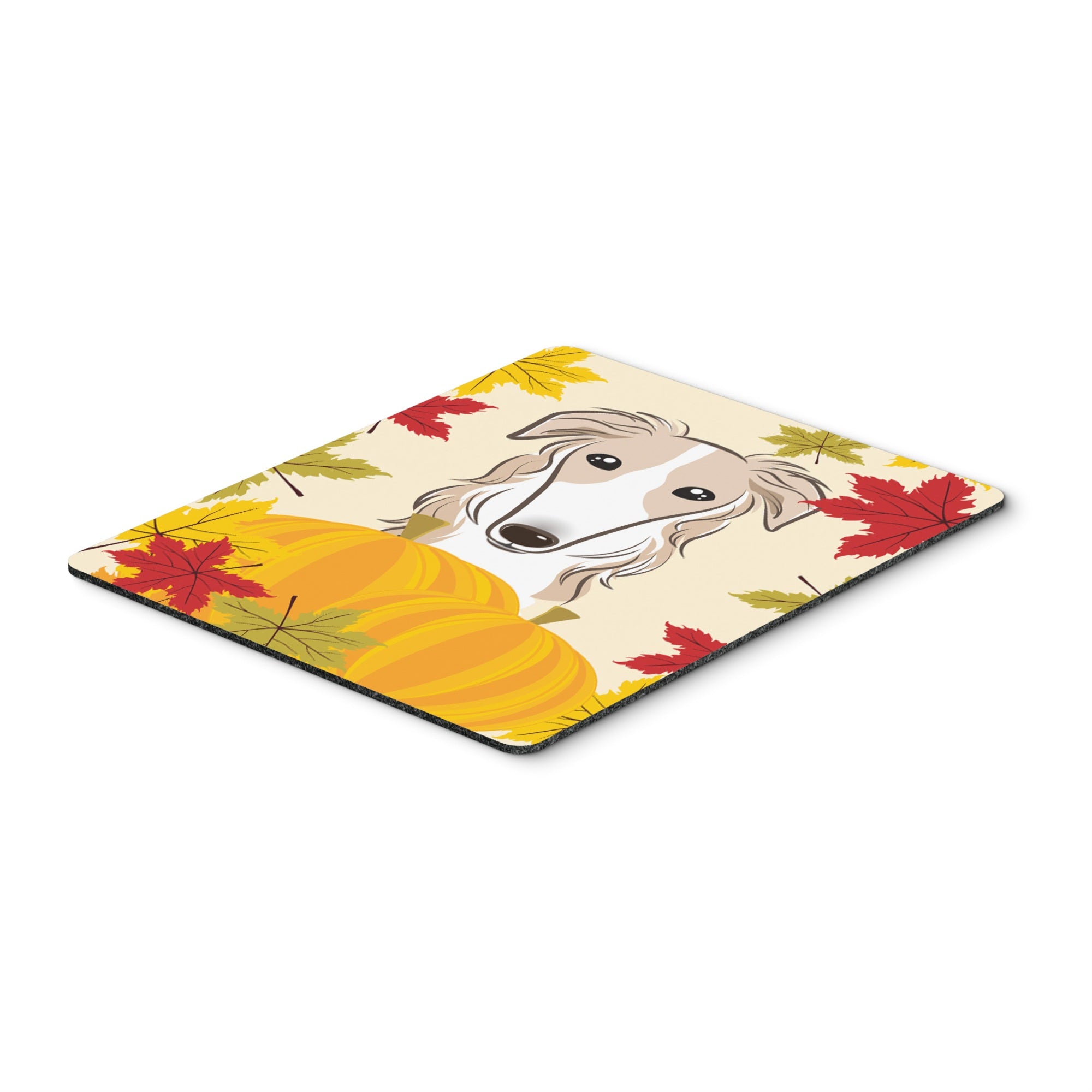 Caroline'S Treasures Borzoi Thanksgiving Mouse Pad, Hot Pad Or Trivet, Multicolor (Bb2034Mp)