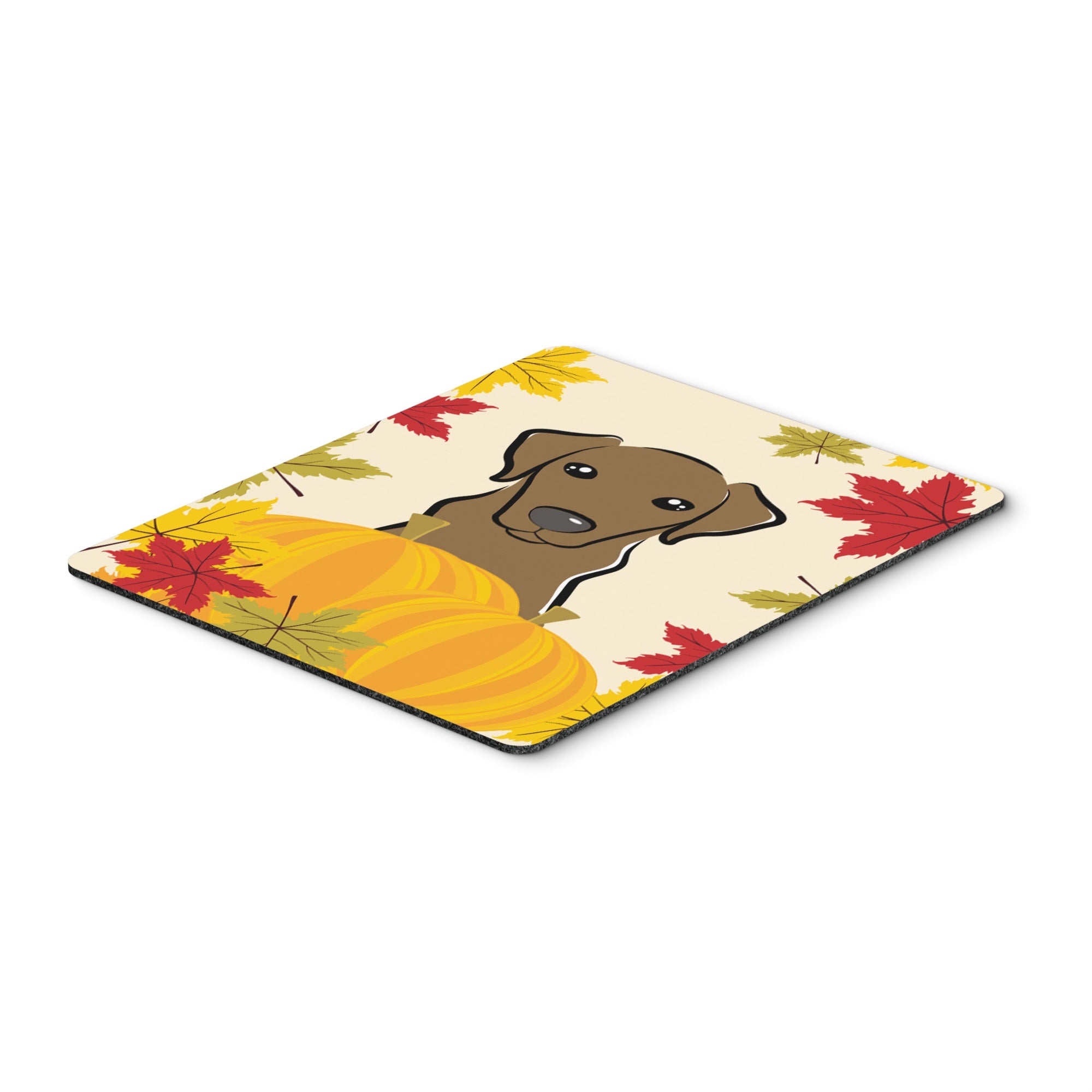 Caroline'S Treasures Chocolate Labrador Thanksgiving Mouse Pad, Hot Pad Or Trivet, Multicolor (Bb2040Mp)