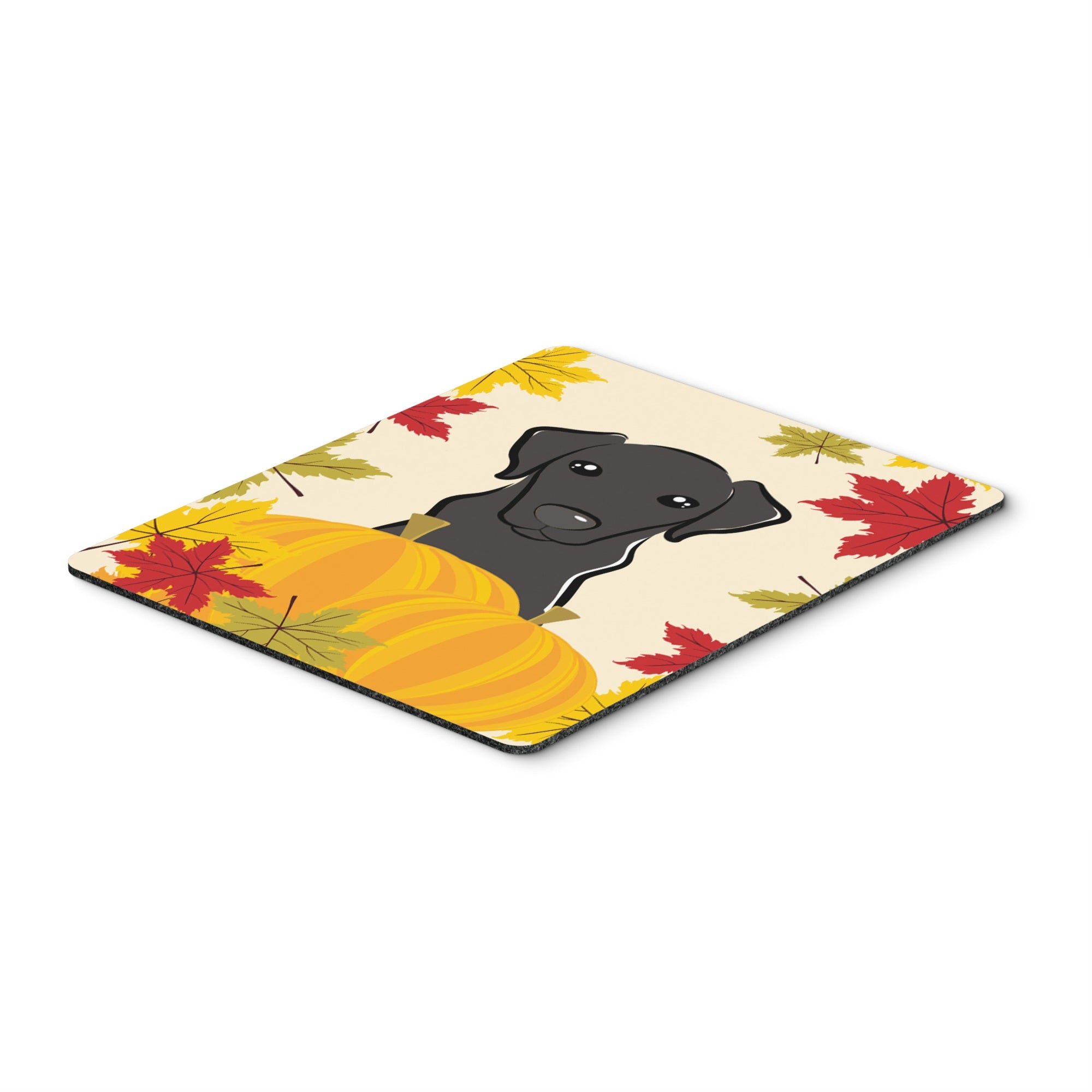 Caroline'S Treasures Black Labrador Thanksgiving Mouse Pad, Hot Pad Or Trivet, Multicolor (Bb2041Mp)