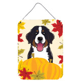Caroline'S Treasures Bernese Mountain Dog Thanksgiving Wall Or Door Hanging Prints Bb2043Ds1216, 16Hx12W, Multicolor