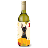 Caroline'S Treasures Bb2051Literk Doberman Thanksgiving Wine Bottle Hugger Koozie, 750Ml, Multicolor