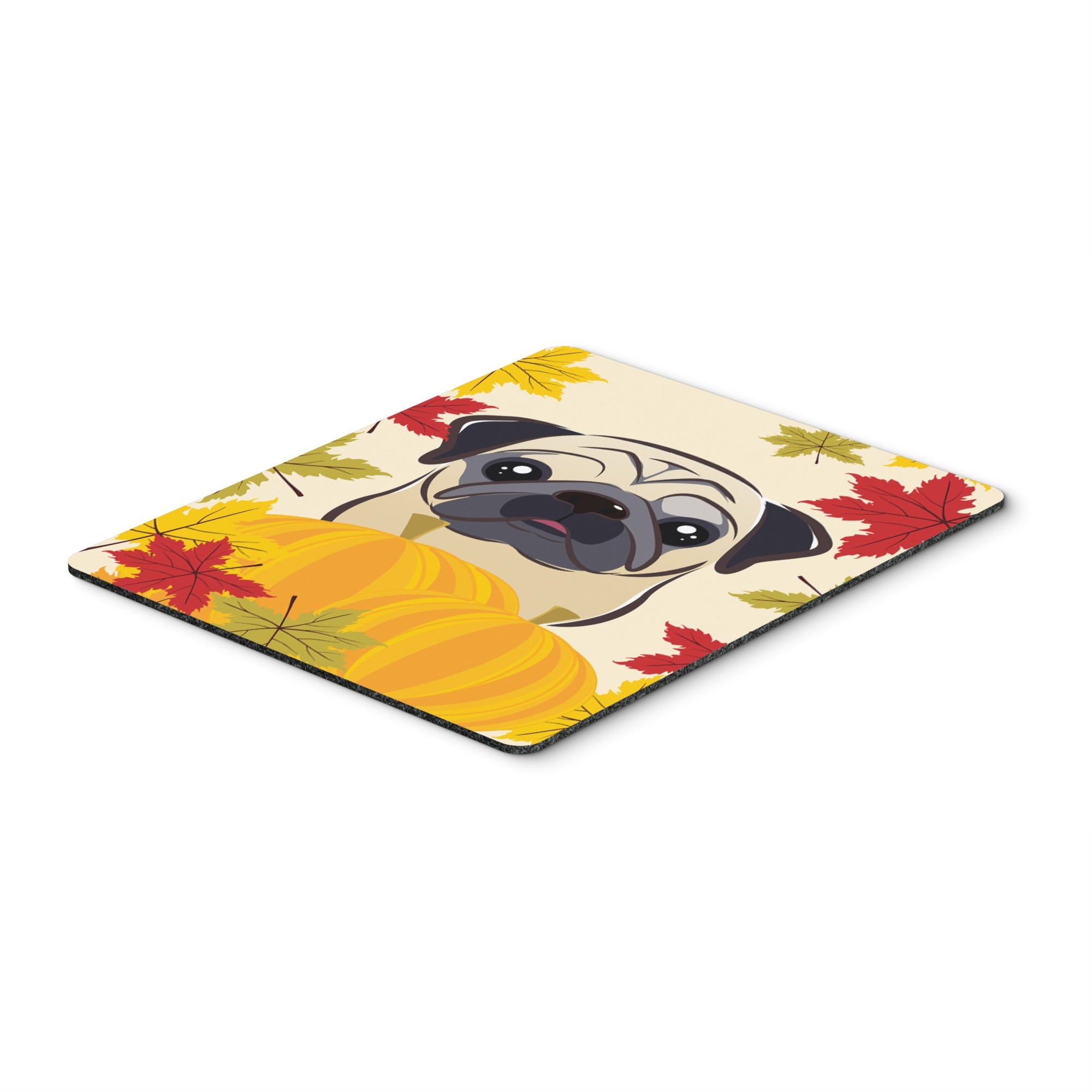 Caroline'S Treasures Fawn Pug Thanksgiving Mouse Pad, Hot Pad Or Trivet, Multicolor (Bb2068Mp)