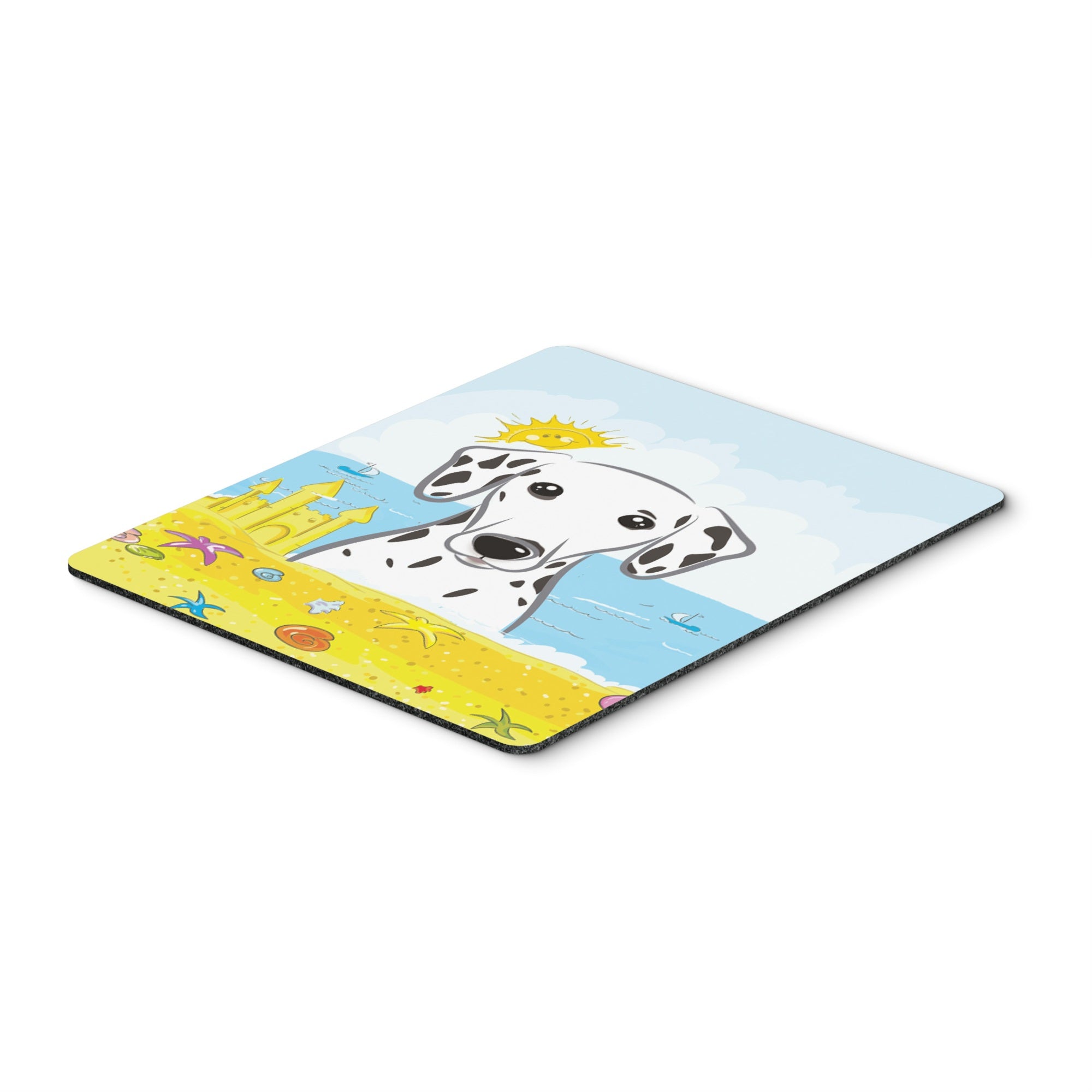 Caroline'S Treasures Dalmatian Summer Beach Mouse Pad, Hot Pad Or Trivet, Multicolor (Bb2078Mp)