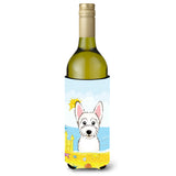Caroline'S Treasures Bb2094Literk Westie Summer Beach Wine Bottle Hugger Koozie, 750Ml, Multicolor
