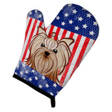 Caroline'S Treasures Bb2134Ovmt American Flag And Yorkie Yorkshire Terrier Oven Mitt, 12 By 8.5, Multicolor