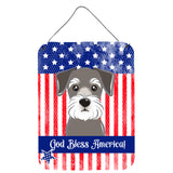 Caroline'S Treasures Schnauzer Wall Or Door Hanging Prints Bb2136Ds1216, 16Hx12W, Multicolor
