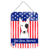 Caroline'S Treasures Bull Terrier Wall Or Door Hanging Prints Bb2139Ds1216, 16Hx12W, Multicolor