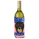 Caroline'S Treasures Bb2143Literk Longhair Black And Tan Dachshund Wine Bottle Hugger Koozie, 750Ml, Multicolor