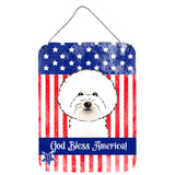 Caroline'S Treasures Bichon Frise Wall Or Door Hanging Prints Bb2147Ds1216, 16Hx12W, Multicolor