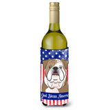 Caroline'S Treasures Bb2149Literk English Bulldog Wine Bottle Hugger Koozie, 750Ml, Multicolor