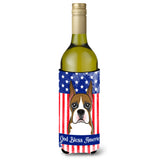 Caroline'S Treasures Bb2153Literk Boxer Wine Bottle Hugger Koozie, 750Ml, Multicolor