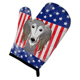 Caroline'S Treasures Bb2159Ovmt American Flag And Saluki Oven Mitt, 12 By 8.5, Multicolor