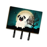 Caroline'S Treasures Halloween Scary Pug Cream Leash Or Key Holder Bb2194Th68, Triple