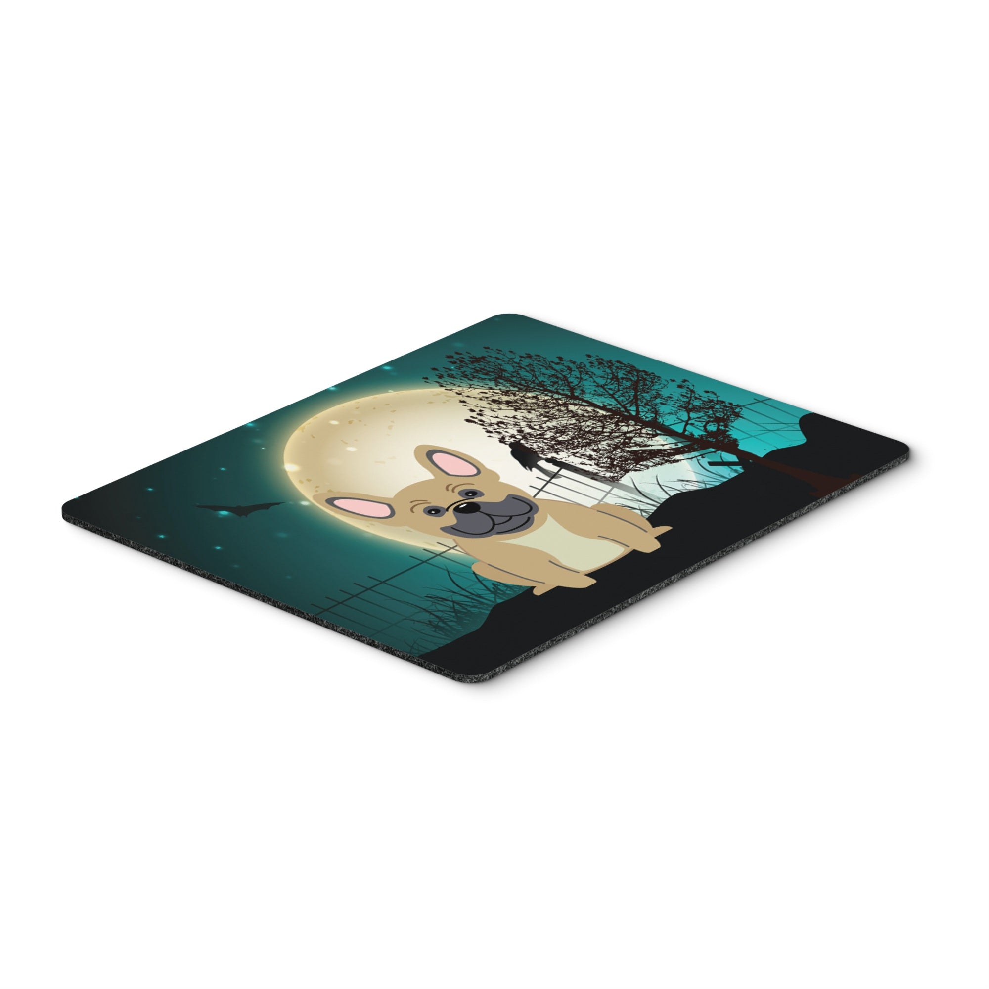 Caroline'S Treasures Halloween Scary French Bulldog Cream Mouse Pad, Multicolor, 7.75X9.25 (Bb2200Mp)