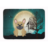 Caroline'S Treasures Halloween Scary French Bulldog Cream Floor Mat, 19 X 27, Multicolor