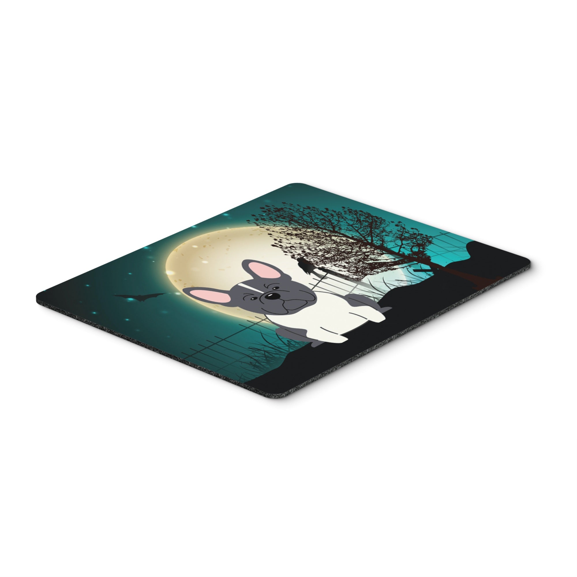 Caroline'S Treasures Halloween Scary French Bulldog Black White Mouse Pad, Multicolor, 7.75X9.25 (Bb2202Mp)