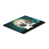 Caroline'S Treasures Halloween Scary French Bulldog Black White Mouse Pad, Multicolor, 7.75X9.25 (Bb2202Mp)