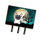 Caroline'S Treasures Halloween Scary French Bulldog Black White Leash Or Key Holder Bb2202Th68, Triple, Multicolor