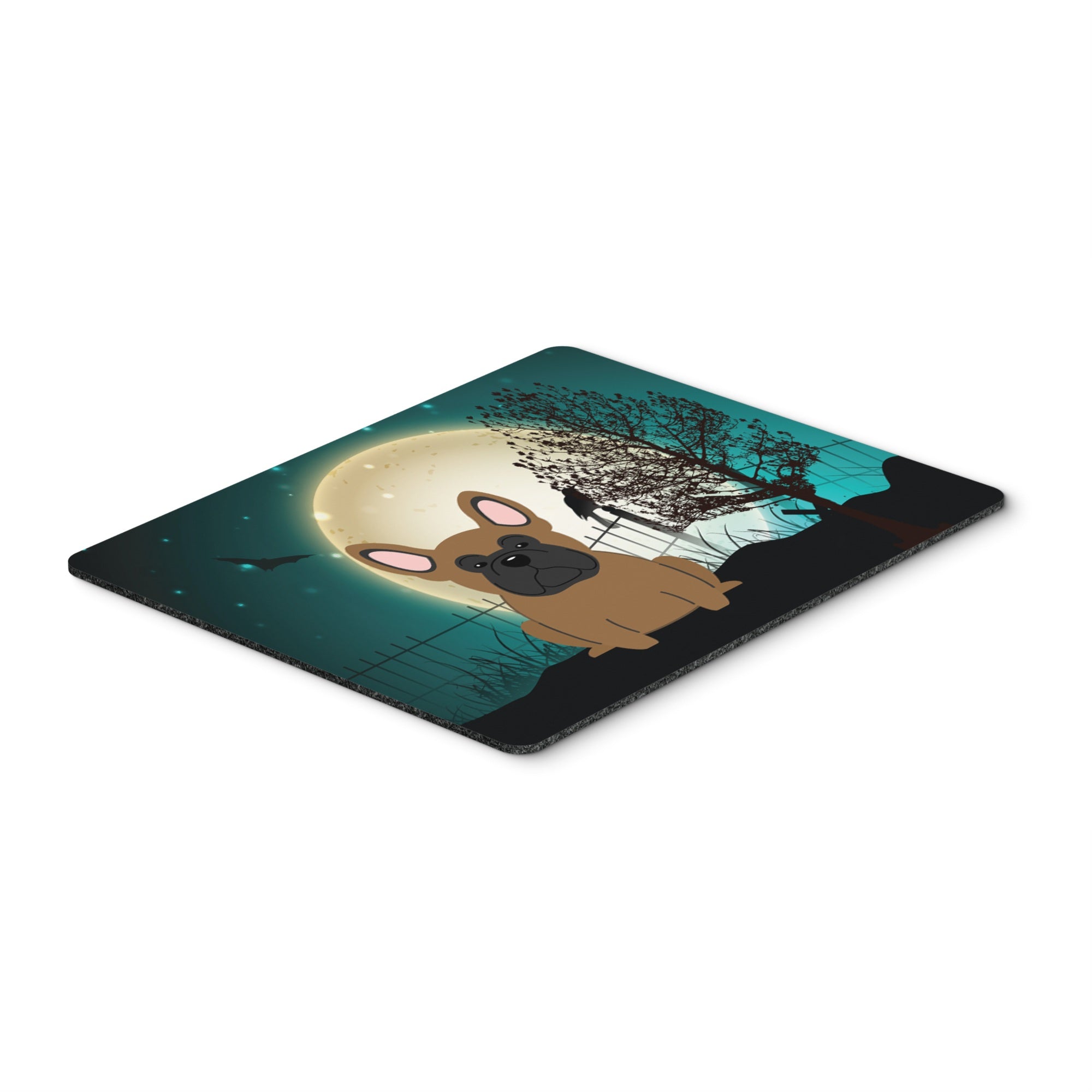 Caroline'S Treasures Halloween Scary French Bulldog Brown Mouse Pad, Multicolor, 7.75X9.25 (Bb2203Mp)