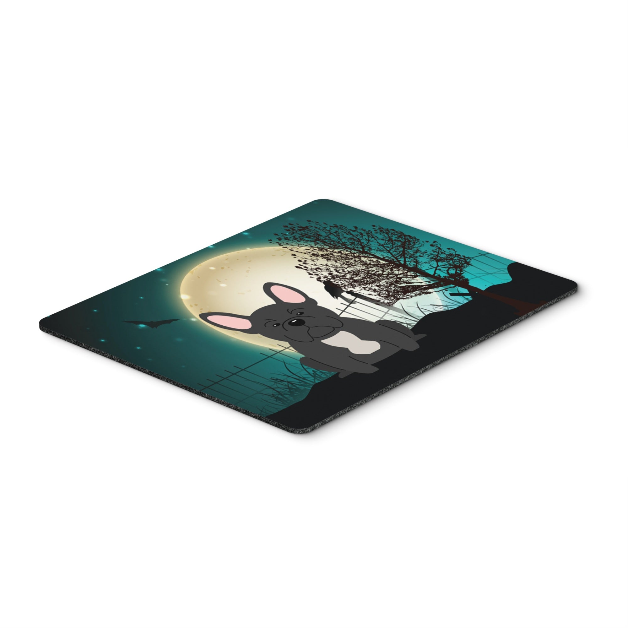 Caroline'S Treasures Halloween Scary French Bulldog Black Mouse Pad, Multicolor, 7.75X9.25 (Bb2204Mp)