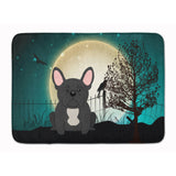 Caroline'S Treasures Halloween Scary French Bulldog Black Floor Mat, 19 X 27, Multicolor
