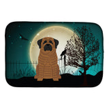 Caroline'S Treasures Halloween Scary Mastiff Brindle Dish Drying Mat, 14 X 21
