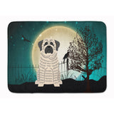 Caroline'S Treasures Halloween Scary Mastiff Brindle White Floor Mat, 19 X 27, Multicolor