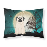 Caroline'S Treasures Halloween Scary Mastiff White Fabric Standard Pillowcase Bb2207Pillowcase