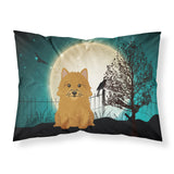 Caroline'S Treasures Halloween Scary Norwich Terrier Fabric Standard Pillowcase Bb2210Pillowcase, Multicolor