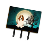 Caroline'S Treasures Halloween Scary Basset Hound Leash Or Key Holder Bb2211Th68, Triple