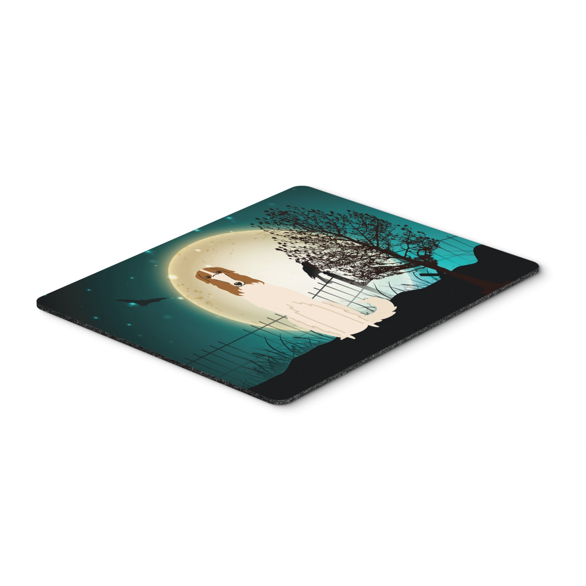 Caroline'S Treasures Halloween Scary Borzoi Mouse Pad, Hot Pad Or Trivet , Multicolor, 7.75X9.25 (Bb2213Mp)